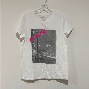 Lucky Brand Beverly Hills white Tees - size small. NEW
